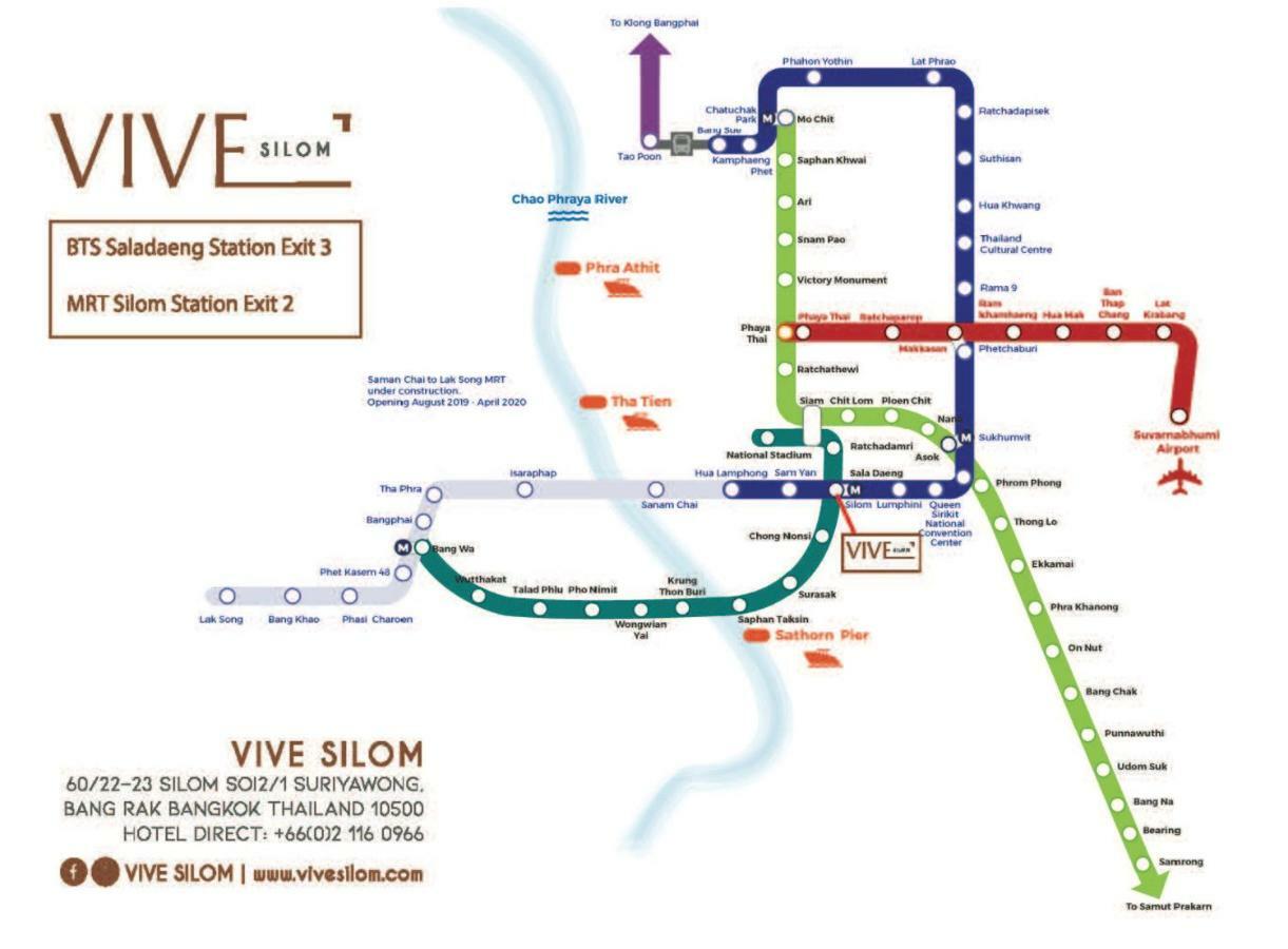 Vive Silom Banguecoque Exterior foto